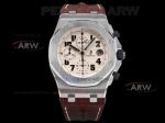 Top copy TK Factory Audemars Piguet Royal Oak Offshore white Arabic numeral dial 42mm 